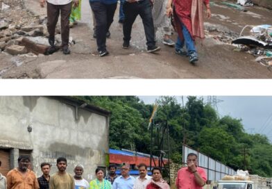 उपायुक्त सोलन मनमोहन शर्मा ने परवाणू के क्षतिग्रश स्थानों का दौरा उपायुक्त सोलन मनमोहन शर्मा ने परवाणू के क्षतिग्रश स्थानों का दौरा